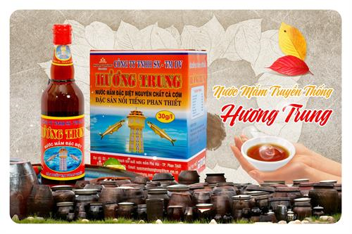 Nước Mắm Hương Trung 500ml, thùng 06 chai