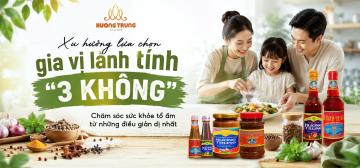 XU HƯỚNG LỰA CHỌN GIA VỊ LÀNH TÍNH 