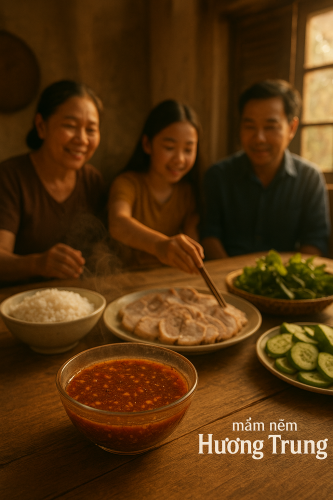 Mắm nêm chấm thịt luộc – món ngon miền Trung