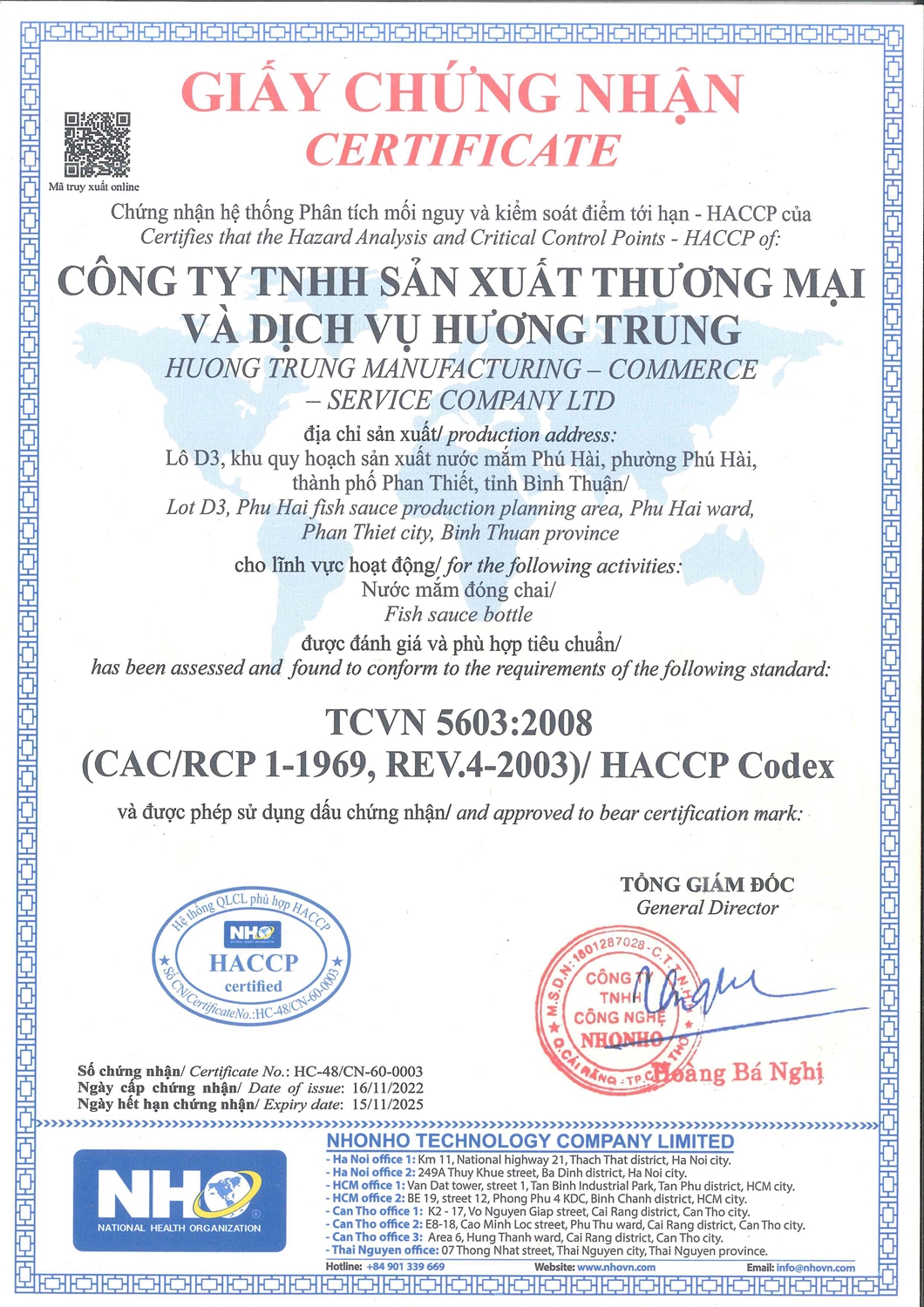 chứng nhận 2